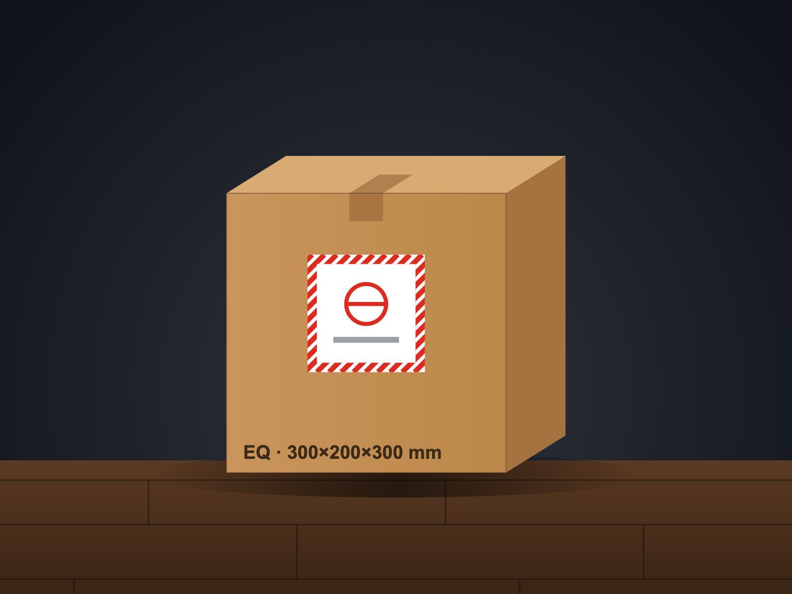 Excepted Quantity (EQ) Ambalajı (300x200x300 mm)