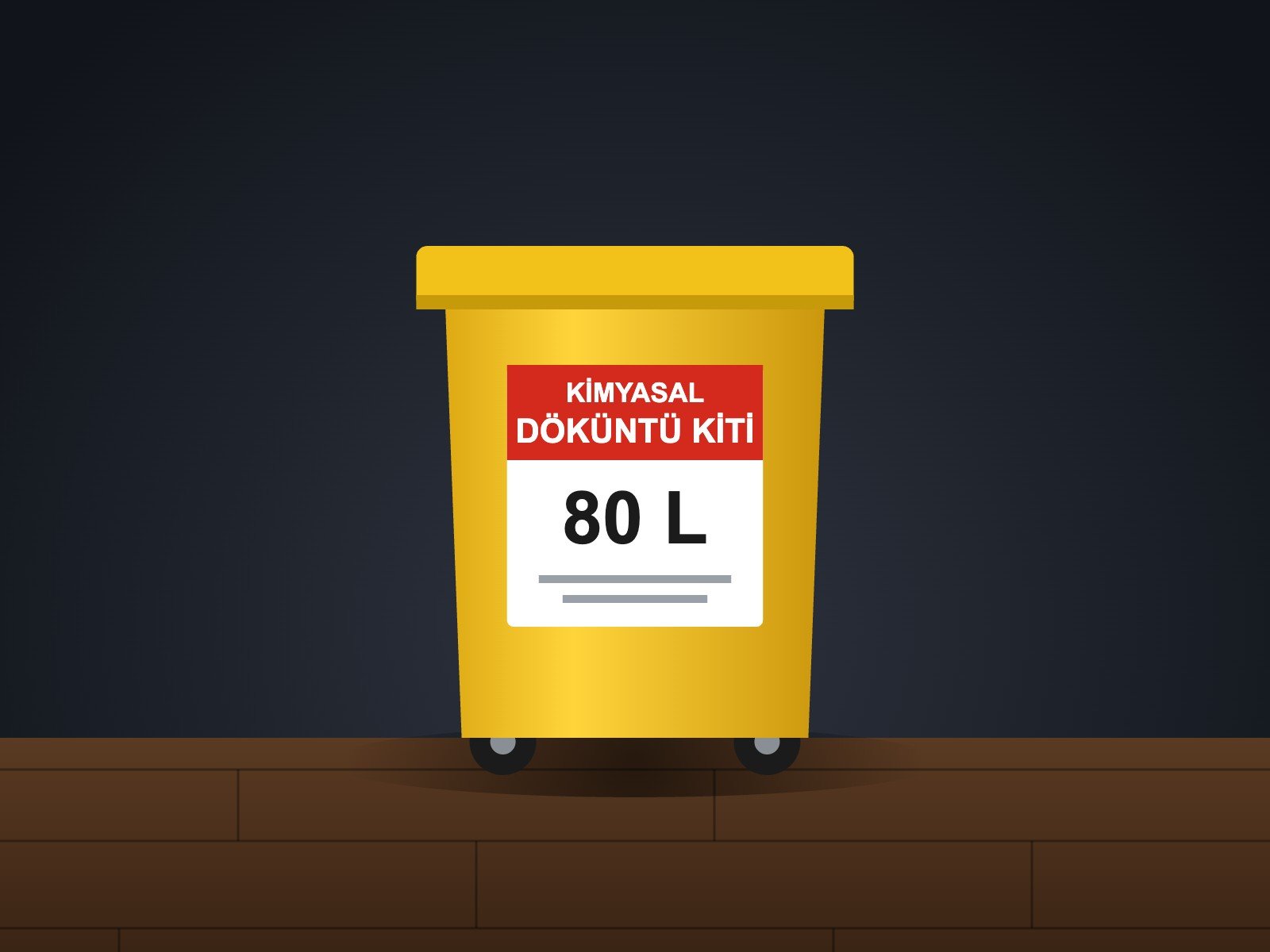 Kimyasal Döküntü Kiti 80 Litre